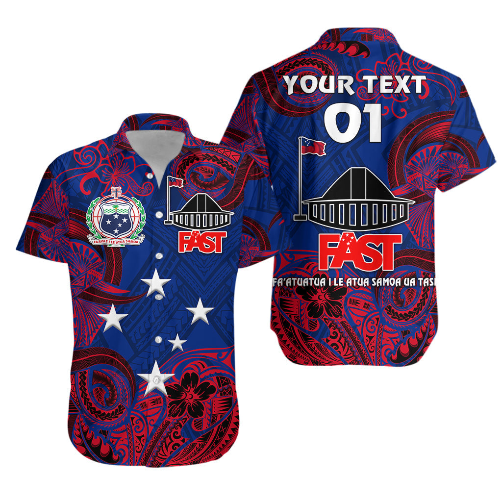 Custom Personalised Samoa FAST Party Hawaiian Shirt Unique Style - NO.1