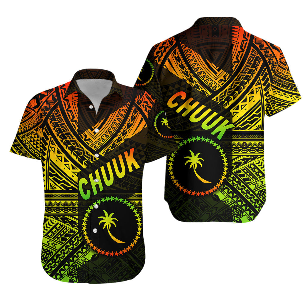 FSM Chuuk Hawaiian Shirt Original Style - Reggae