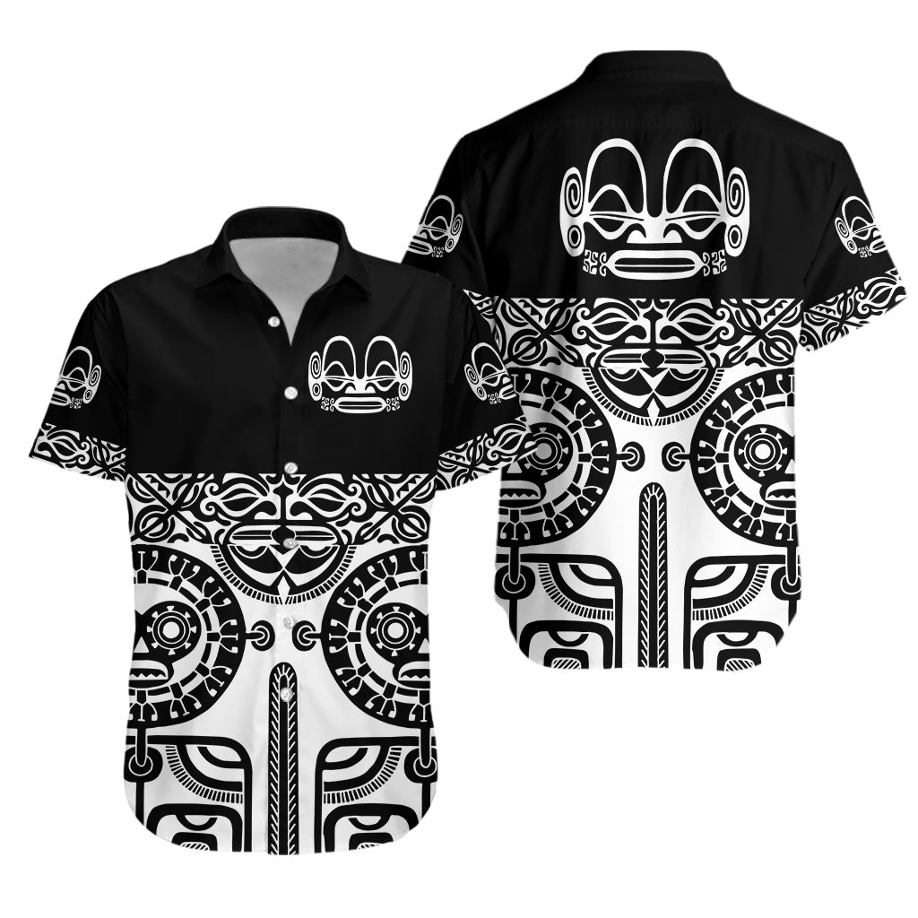 Marquesas Islands Hawaiian Shirt Marquesan Tattoo Special Style - Black