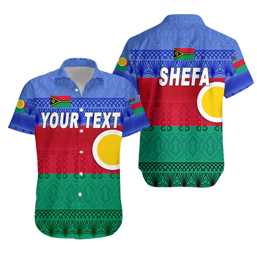 Custom Personalised Shefa Province Hawaiian Shirt Vanuatu Pattern Traditional Style