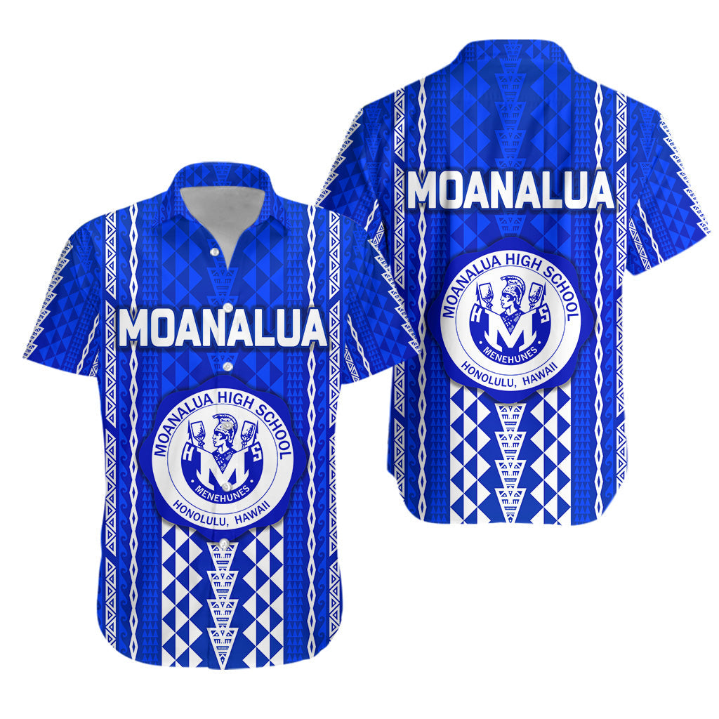 Hawaii Moanalua High School Hawaiian Shirt Simple Style