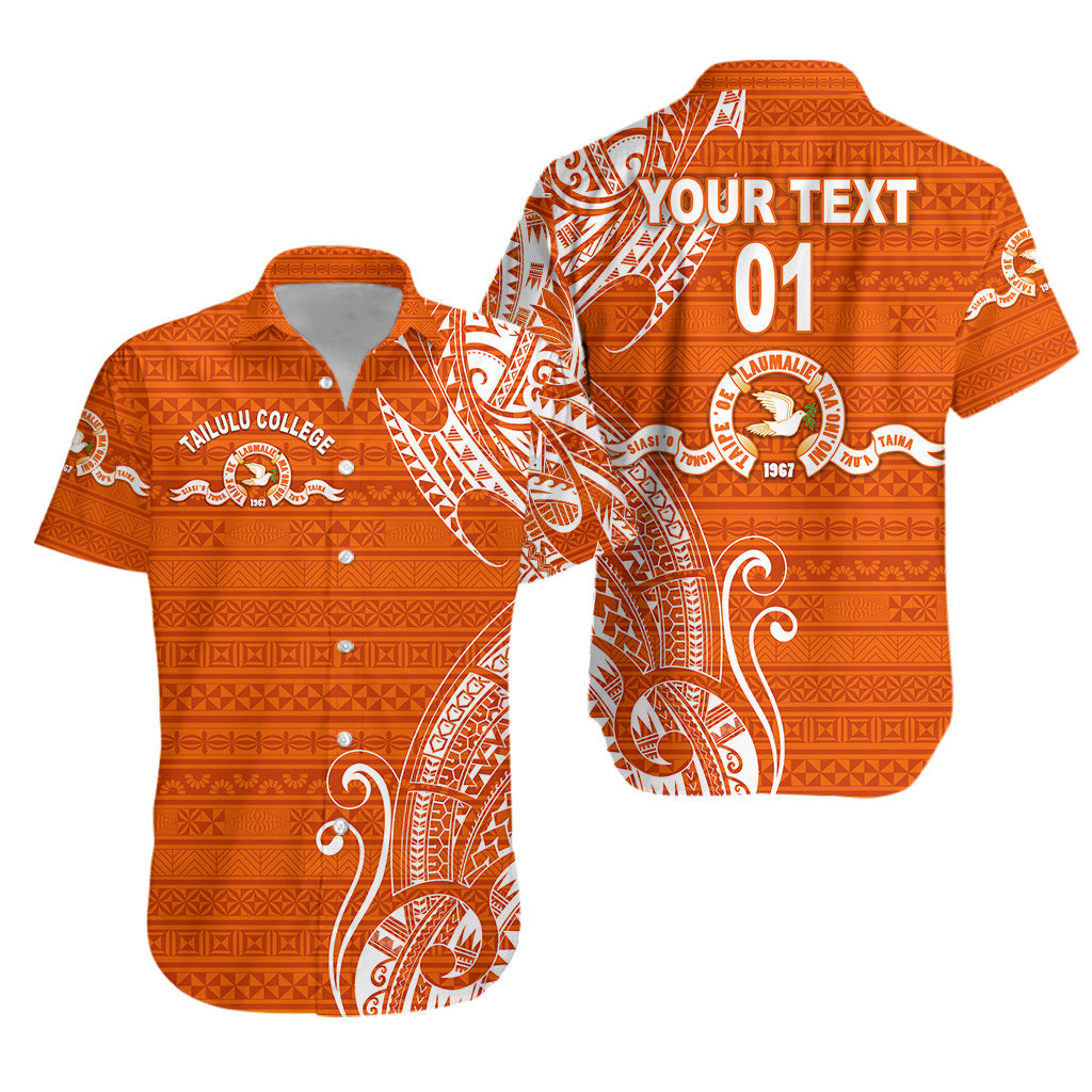 Custom Personalised Tonga Tailulu College Hawaiian Shirt Simple Vibes