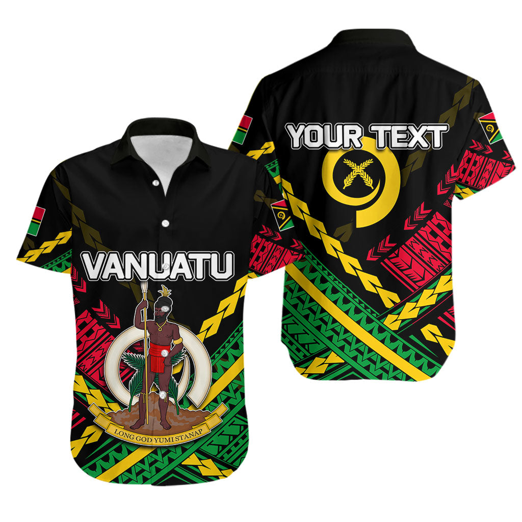 Custom PersonalisedVanuatu Hawaiian Shirt Polynesian Style No.2