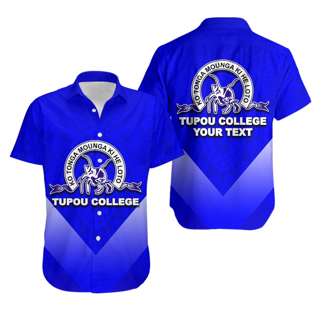 Custom Personalised Tupou College Toloa Hawaiian Shirt Polynesian Style
