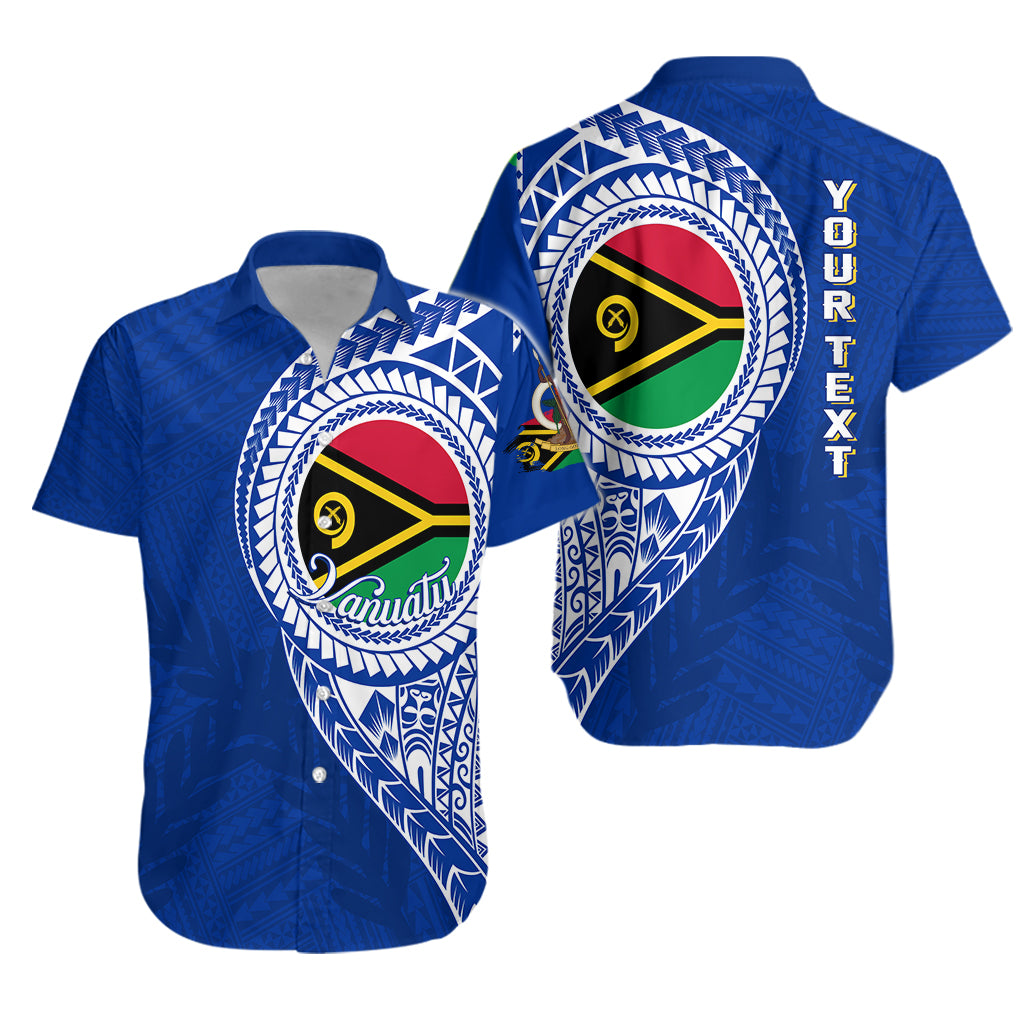 Custom Personalised Vanuatu Hawaiian Shirt Vanuatu Emblem