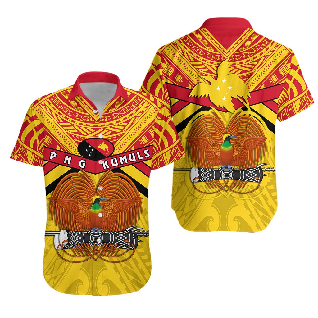 Papua New Guinea Rugby Hawaiian Shirt PNG - The Kumuls