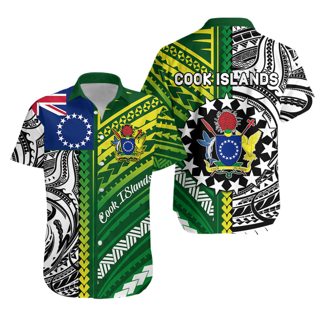 Cook Islands Unique Hawaiian Shirt Polynesia Pattern