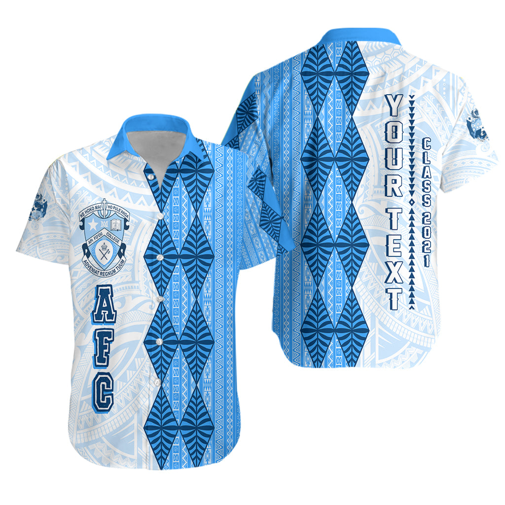 Custom Personalize Tonga Kolisi Apifo'ou Hawaiian Shirt Simple Tapa