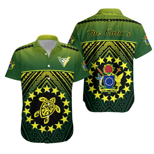 The Kuki's Hawaiian Shirt Cook Islands Rugby