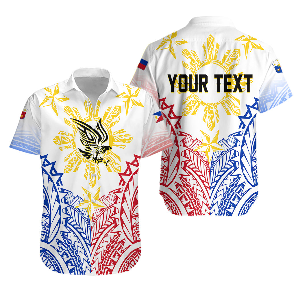 Philippines Personalised Hawaiian Shirt Filipino Sun with Eagle