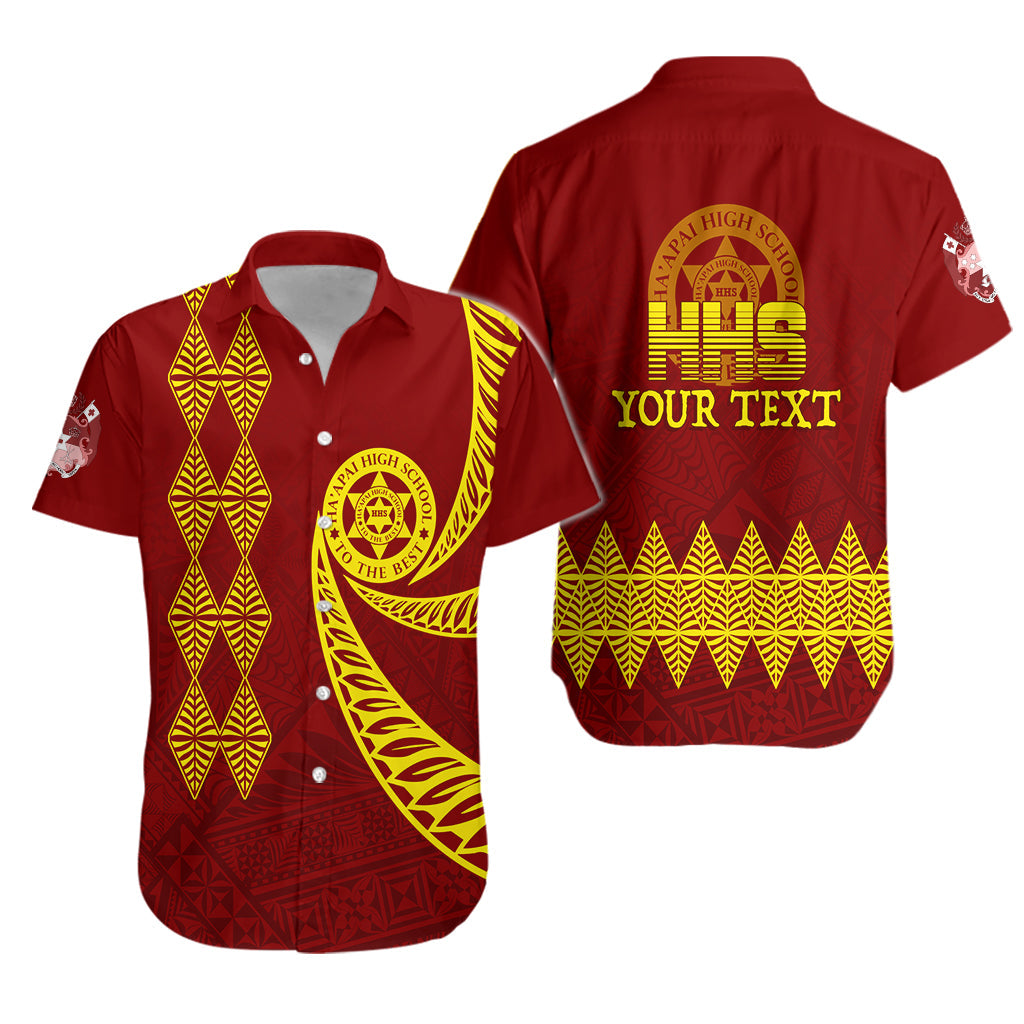 Custom Personalize Tonga Ha'apai High School Hawaiian Shirt HHS To The Best