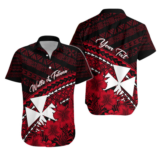 Wallis et Futuna Personalised Hawaiian Shirt Tapa Hibiscus Vibes