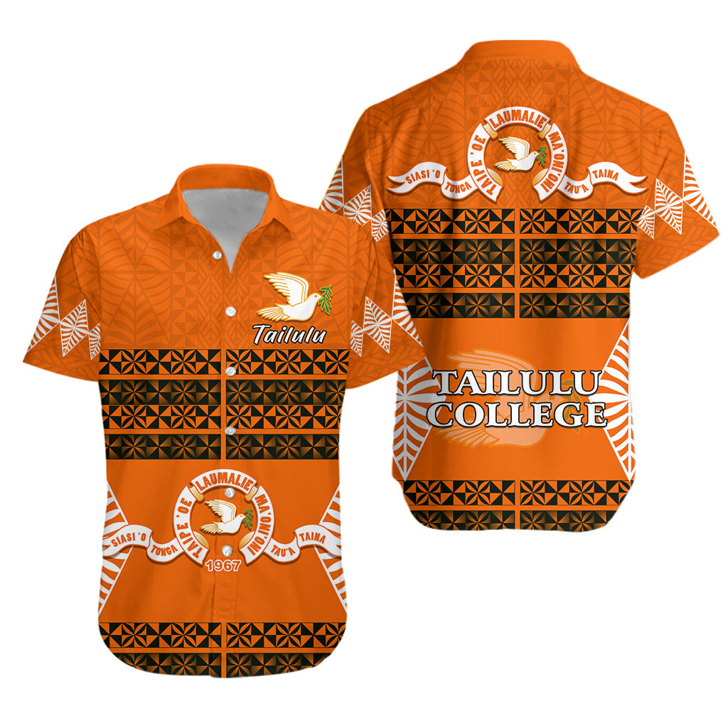 Tailulu College Hawaiian Shirt Tonga Pattern