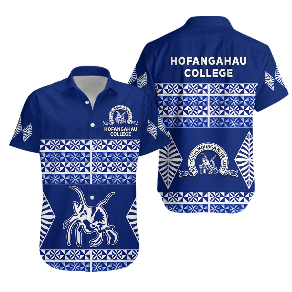 Hofangahau College Hawaiian Shirt 'Eua Tonga Pattern