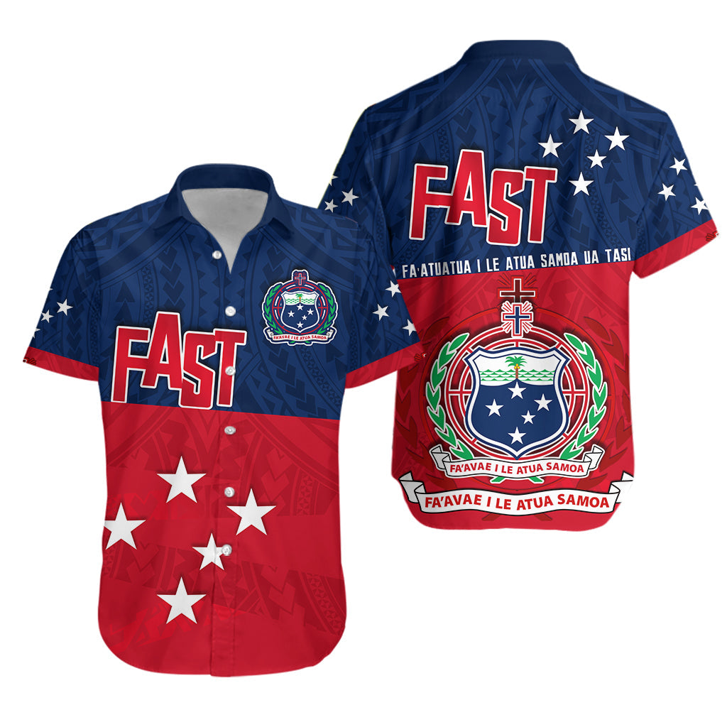 F.A.S.T Samoa Hawaiian Shirt Polynesian Enthusiasm