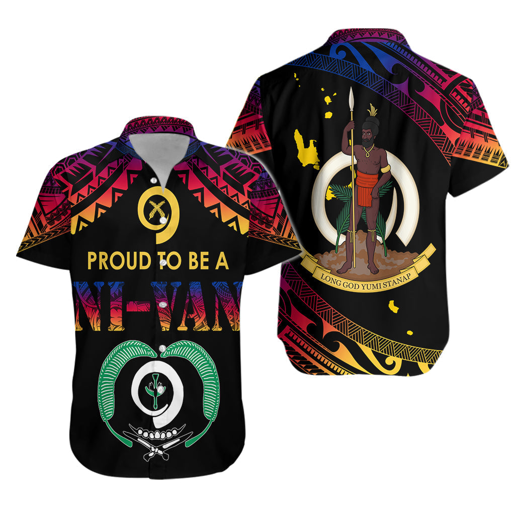 Vanuatu Proud To Be A Ni-Van - Polynesian Pattern Hawaiian Shirt - Torba Province