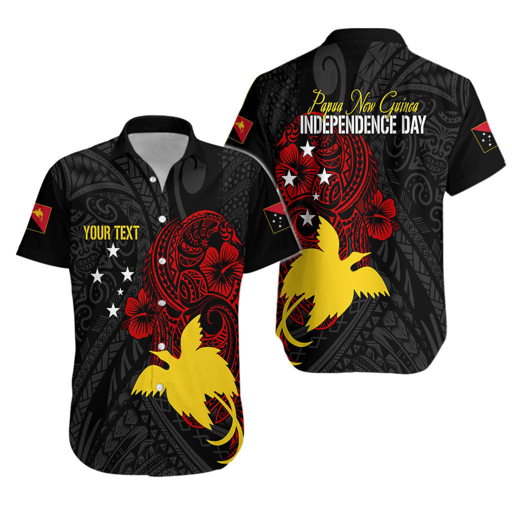 Personalised Papua New Guinea 47th Independence Hawaiian Shirt Tribal Turtle
