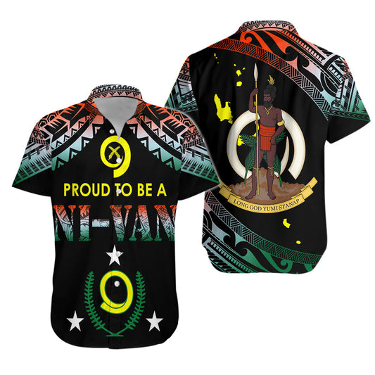 Vanuatu Proud To Be A Ni-Van - Polynesian Pattern Hawaiian Shirt - Penama Province
