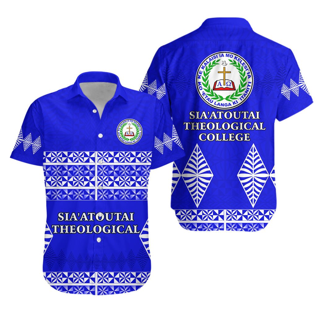 Sia'atoutai Theological College Hawaiian Shirt Tonga Pattern