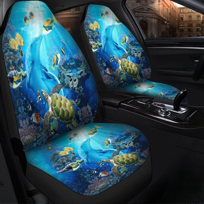 Hawaiian Animal Ocean Car Seat Covers AH
