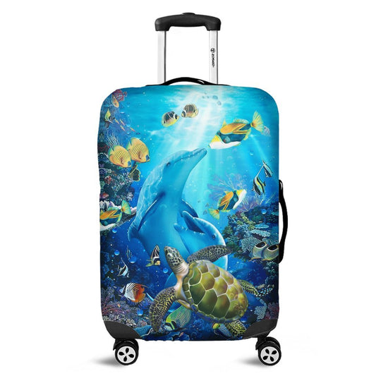 Hawaiian Animal Ocean Luggage Covers AH