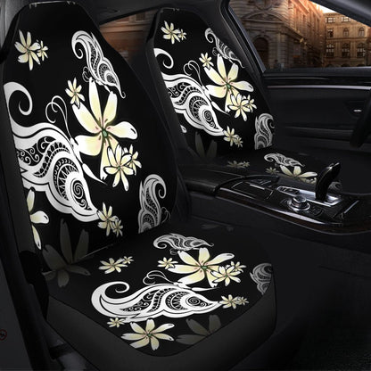 Hawaiian Butterfly Plumeria Polynesian Car Seat Covers AH