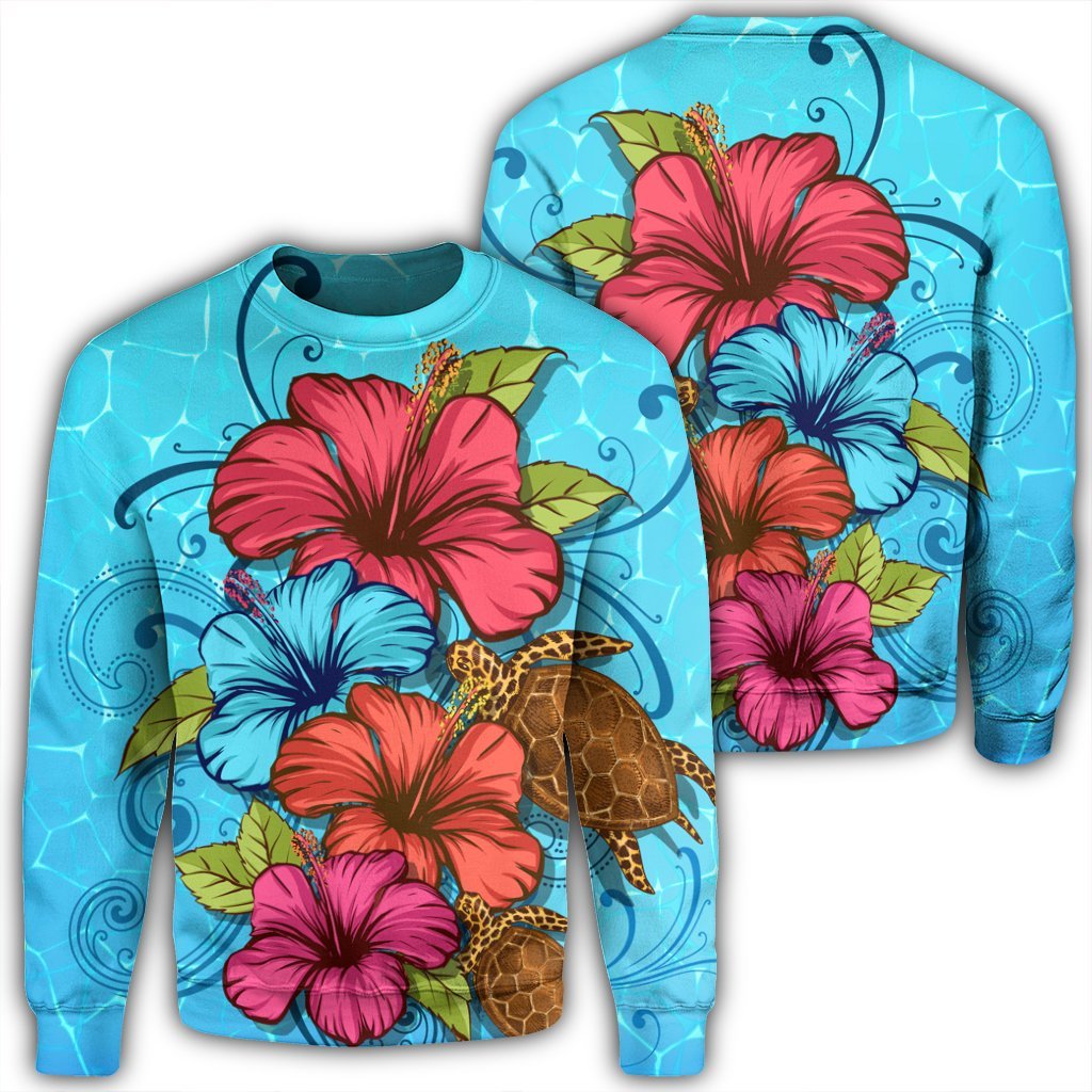 Hawaiian Hibiscus Flower Soulful Sweatshirt AH