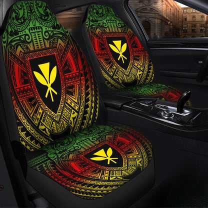 Hawaiian Kanaka Maoli Center Polynesian Car Seat Covers AH