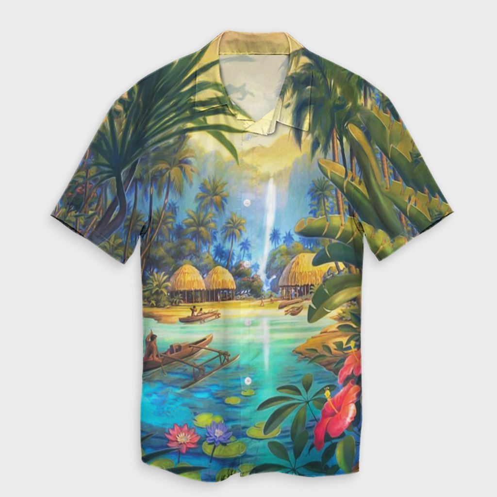 Hawaiian Living In Aboriginal Village Hawaiian Shirt - AH