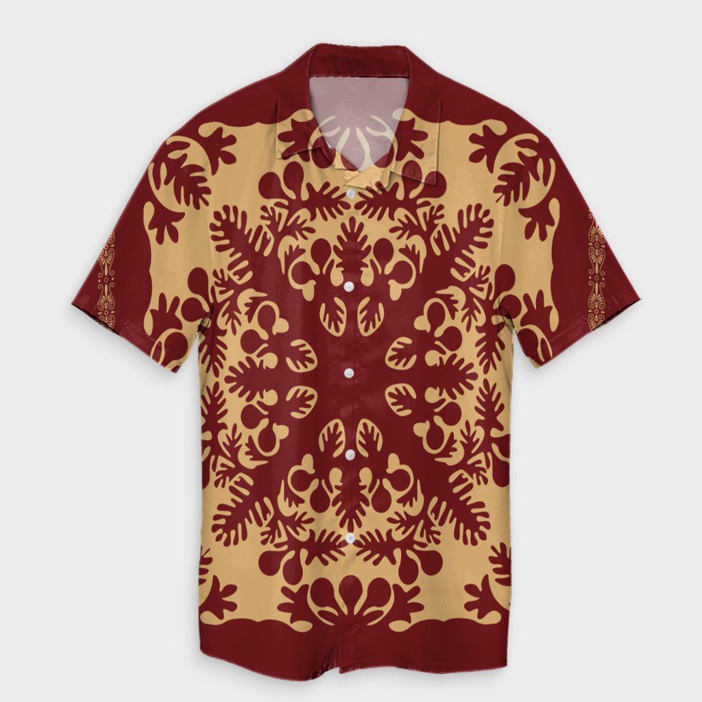 Hawaiian Quilt Vintage Hawaiian Shirt - AH