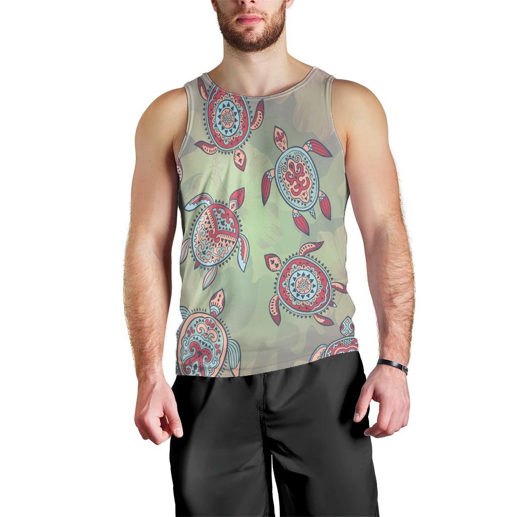 Hawaiian Turtle Polynesian Tank Top AH