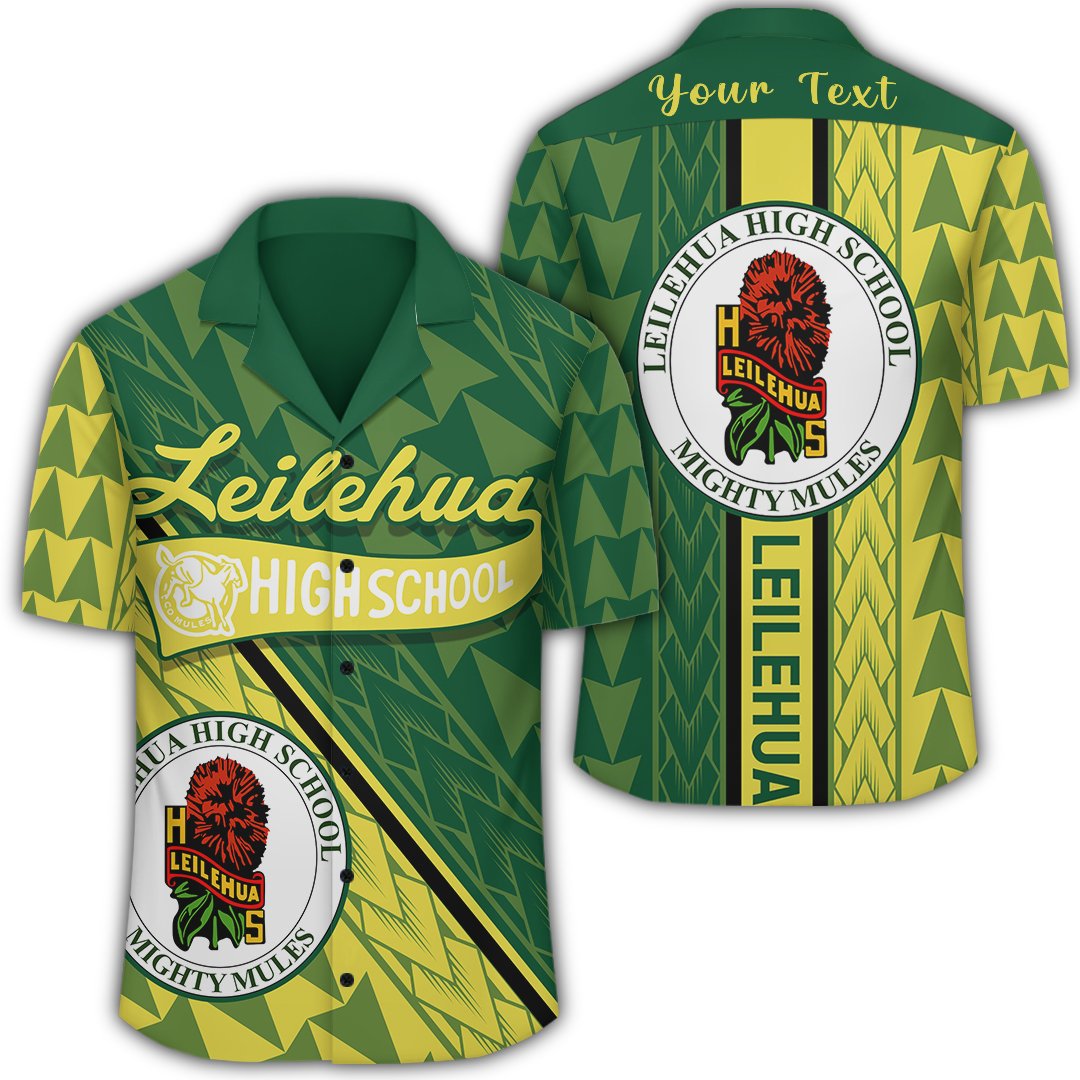 Personalized Hawaii Hawaiian Shirt - Leilehua High Hawaiian Shirt - Energetic - AH