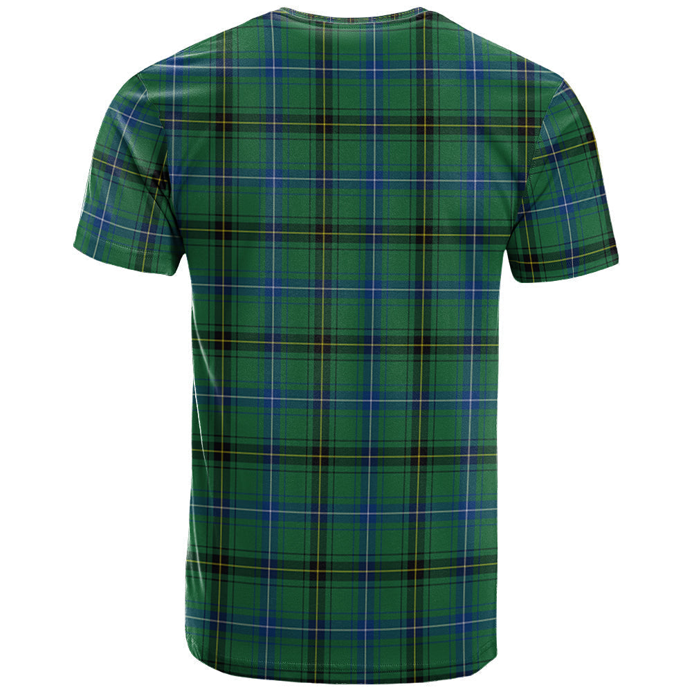 Printivon Henderson Ancient Clan DNA In Me Tartan Crest T Shirt