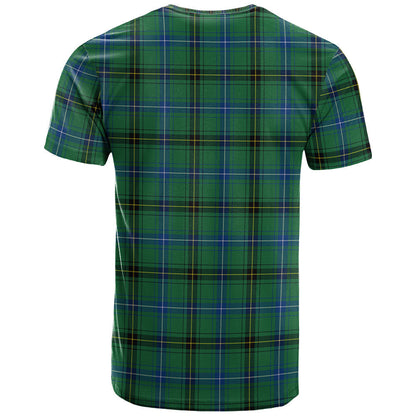 Printivon Henderson Ancient Clan DNA In Me Tartan Crest T Shirt