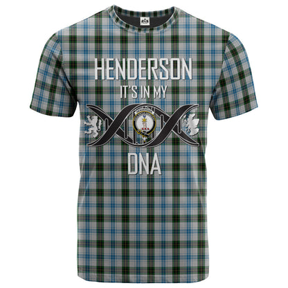 Printivon Henderson Dress Clan DNA In Me Tartan Crest T Shirt