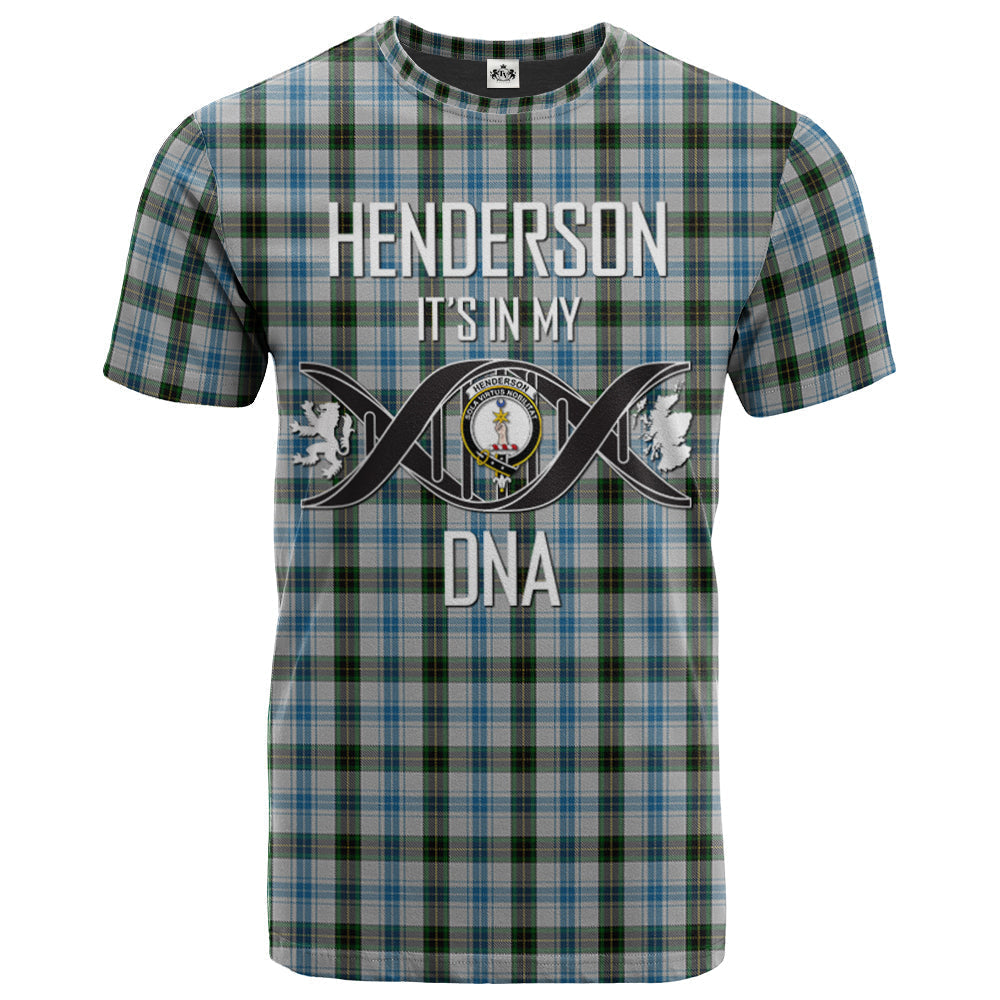 Printivon Henderson Dress Clan DNA In Me Tartan Crest T Shirt