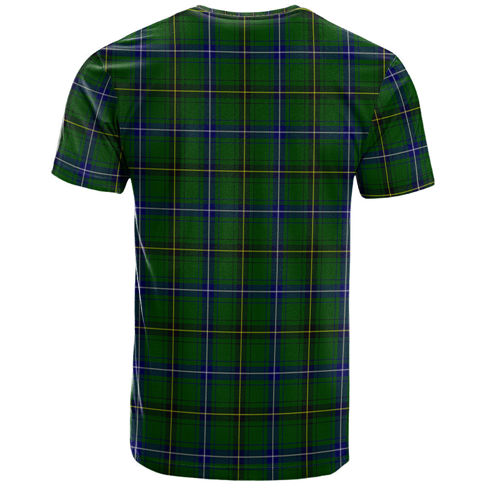 Printivon Henderson Modern Clan DNA In Me Tartan Crest T Shirt