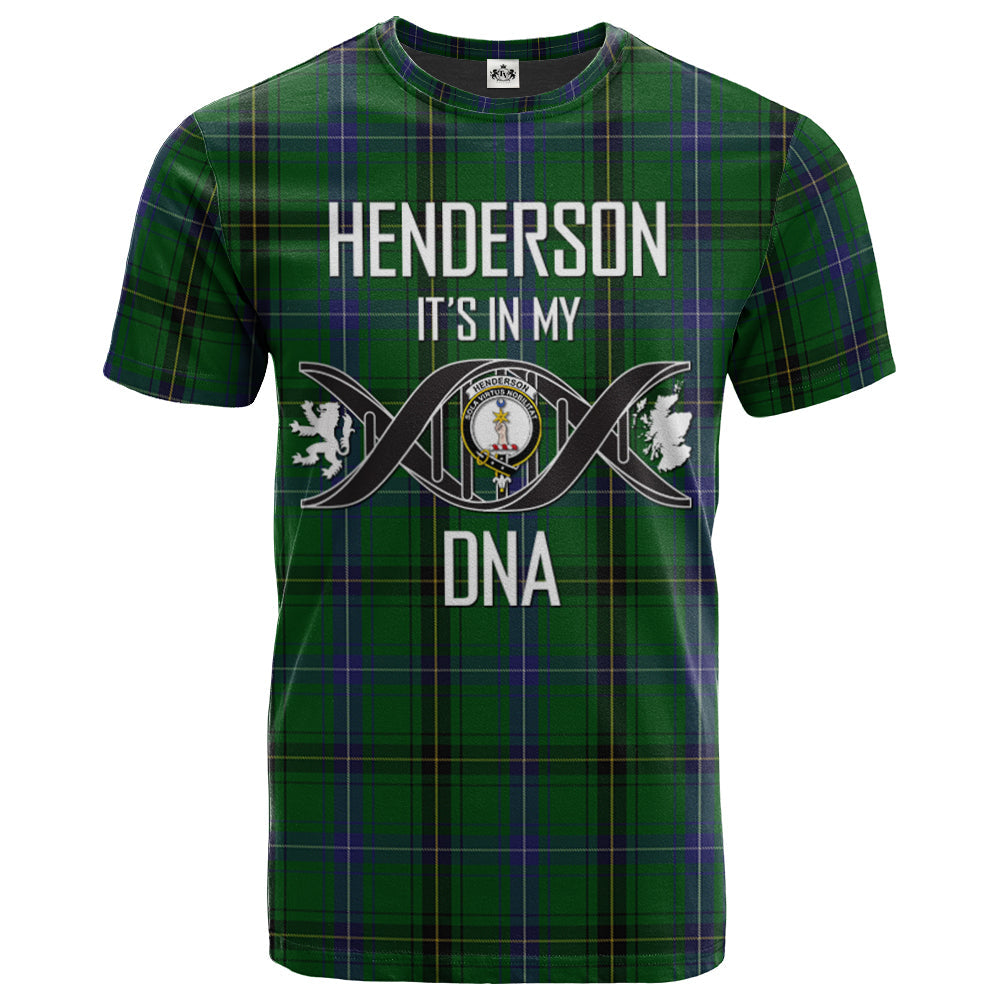 Printivon Henderson (MacKendrick) Clan DNA In Me Tartan Crest T Shirt