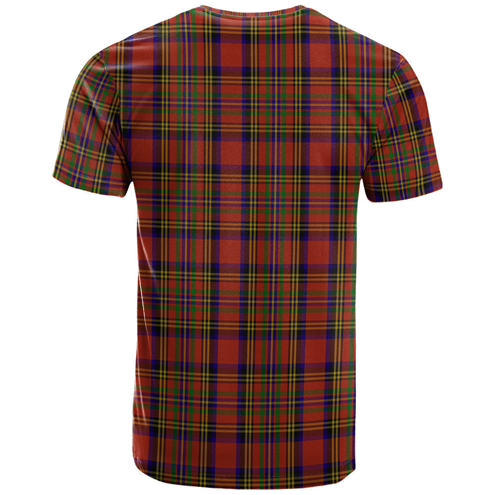 Printivon Hepburn Clan DNA In Me Tartan Crest T Shirt