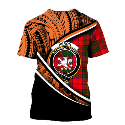 Printivon Heron T Shirt Pattern Polynesian