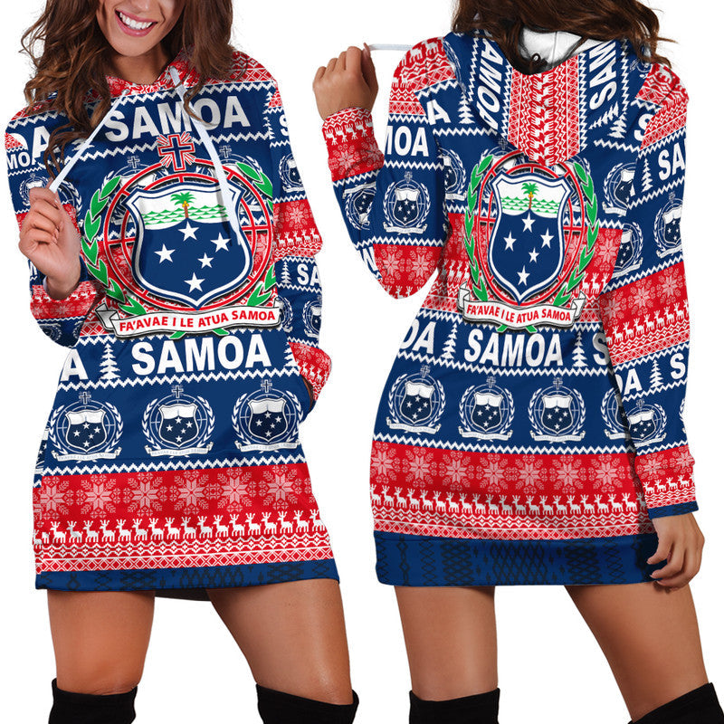 Samoa Christmas Hoodie Dress 2022