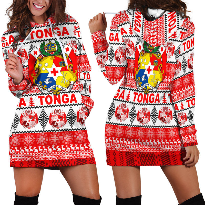 Tonga Christmas Hoodie Dress 2022