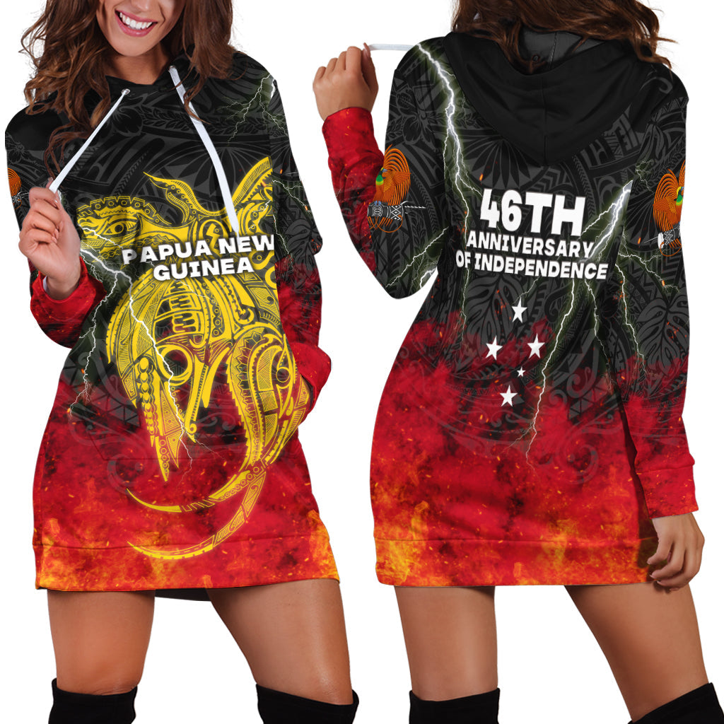 Papua New Guinea Women Hoodie Dress Independence Day Special Style
