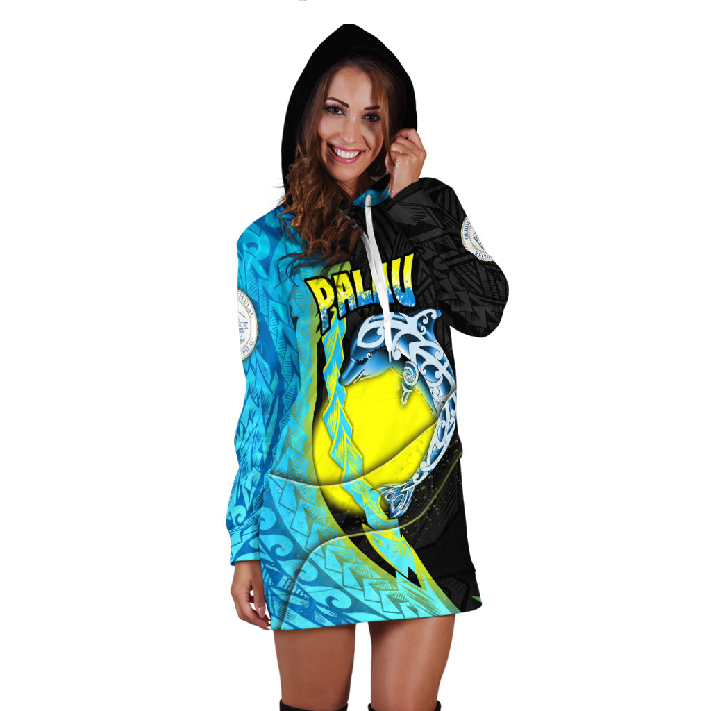 Palau Independence Day Women's Hoodie Dress Special Style