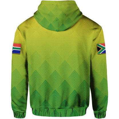 South Africa National Cricket Team Hoodie Proteas Sports Yellow Style