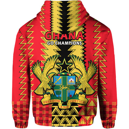 Ghana Football Sport Style Hoodie