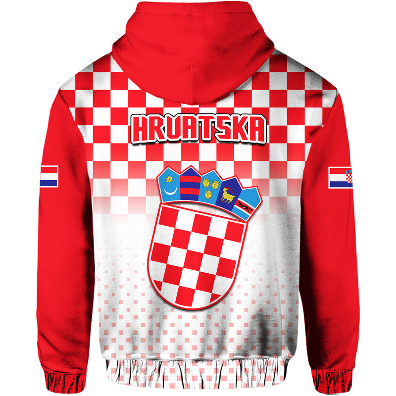 Croatia Hrvatska Hoodie Football Vibe