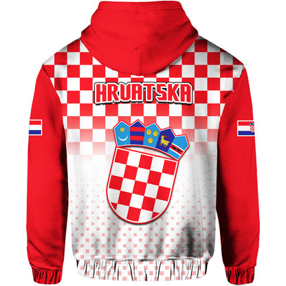 Croatia Hrvatska Hoodie Football Vibe