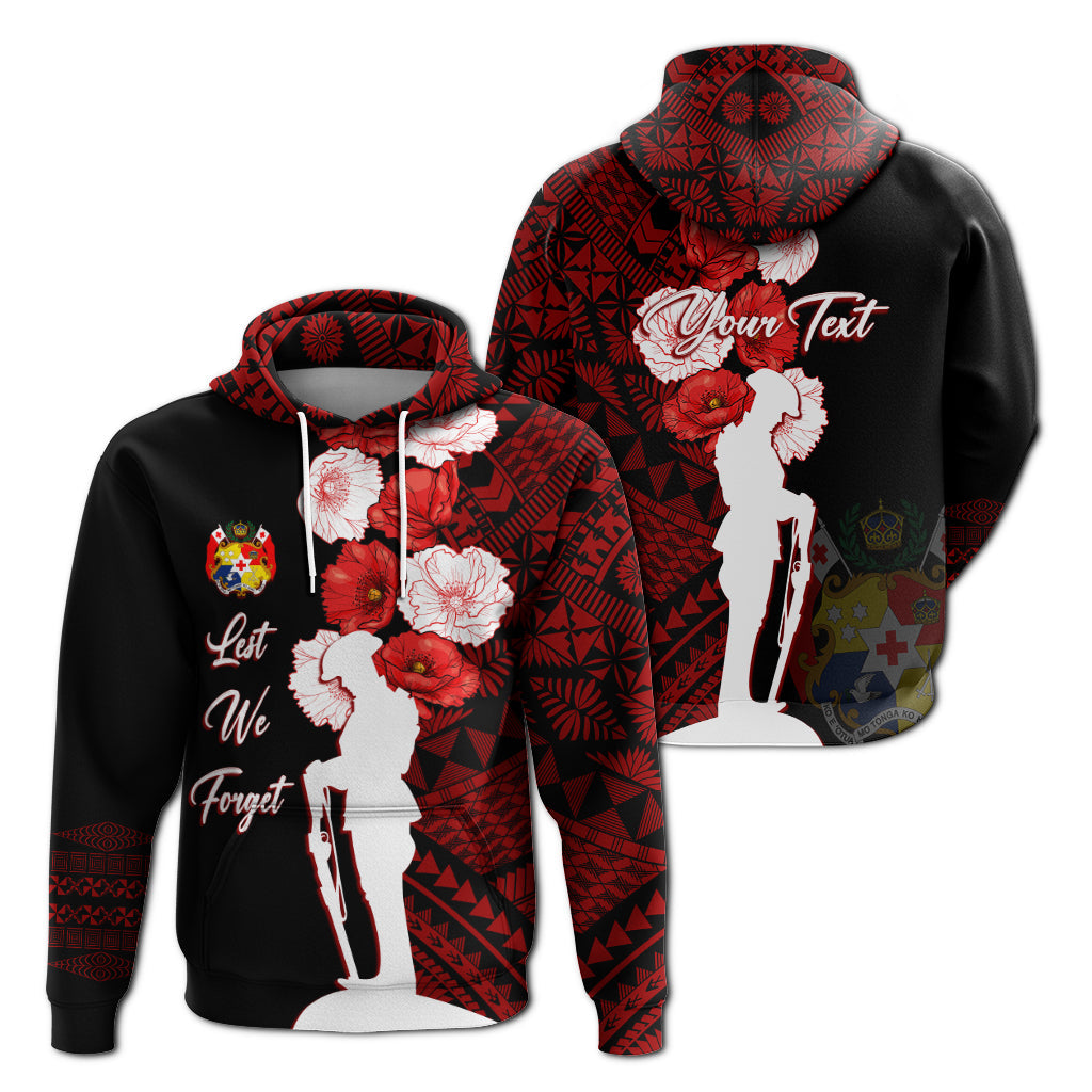 Tonga Hoodie Anzac Day Lest We Forget