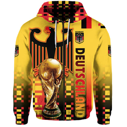 Custom Germany Deutschland Champion Qatar 2022 Hoodie